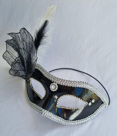 Máscara Venesiana - Carnaval - Arranjo e Plumas
