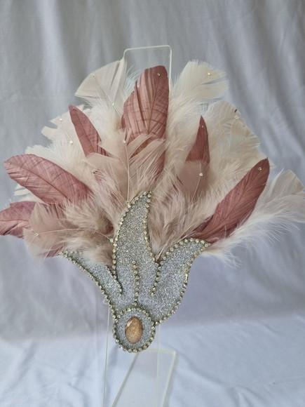 Tiara Plumas e Strass - Carnaval