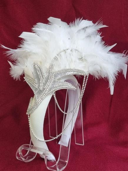Tiaras para o Carnaval - Luxo Branco e Prata