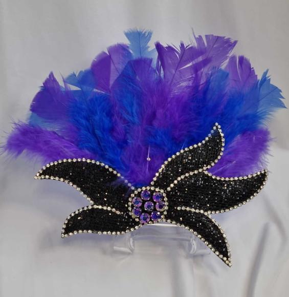 Tiaras/ Bico de Pato para o Carnaval - Arranjo e Plumas