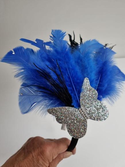 Tiaras/ Bico de Pato para o Carnaval - Arranjo e Plumas