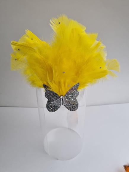 Tiaras/ Bico de Pato para o Carnaval - Arranjo e Plumas