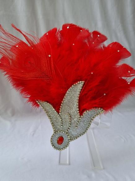 Tiaras/ Bico de Pato para o Carnaval - Arranjo e Plumas
