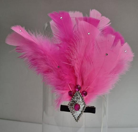 Tiaras/ Bico de Pato para o Carnaval - Flores e Plumas