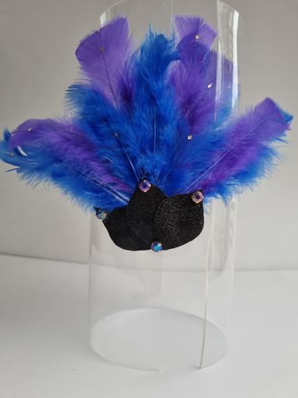 Tiaras/ Bico de Pato para o Carnaval - Arranjo e Plumas