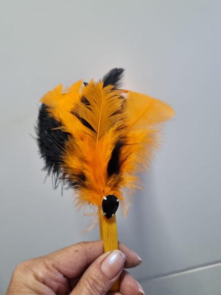 Tiaras/ Bico de Pato para o Carnaval - Arranjo e Plumas - En