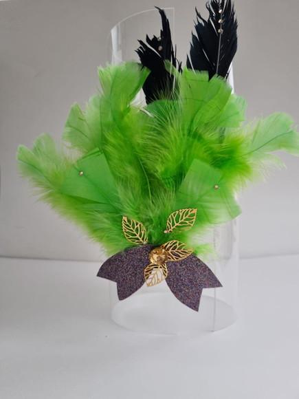 Tiaras/ Bico de Pato para o Carnaval - Flores e Plumas