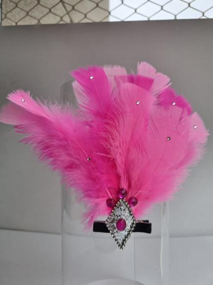Tiaras/ Bico de Pato para o Carnaval - Flores e Plumas