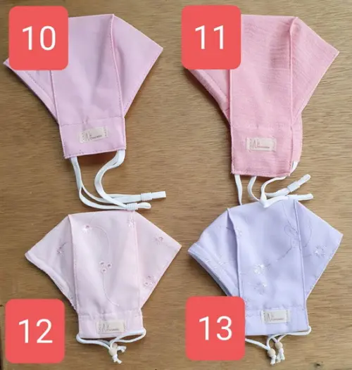 5 Máscaras 3D em Lesie e Tricoline