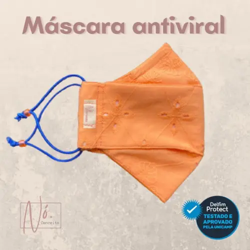 4 Máscara Antiviral 3 D - Tripla camada Adulto