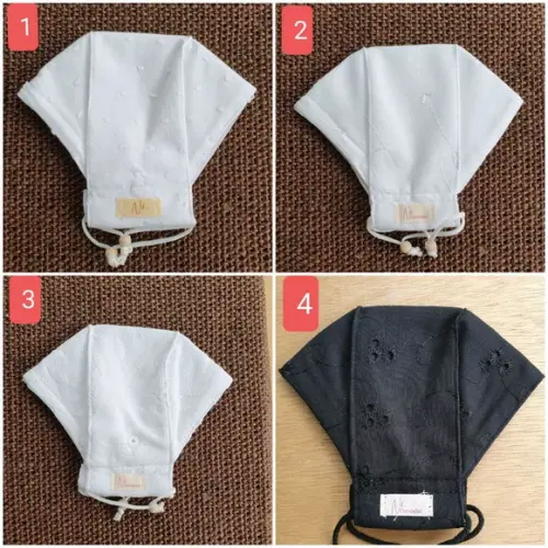 5 Máscaras 3D em Lesie e Tricoline