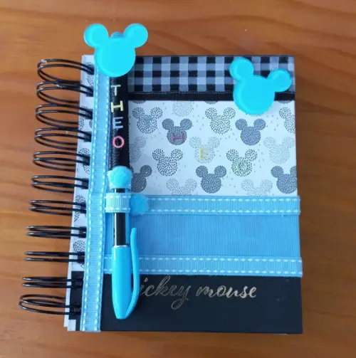 Caderneta Escolar Mickey Personalizada - Material Escolar