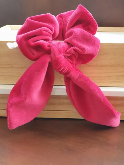 Dia das Mães- Kit 3 Scrunchie com Laço - Veludo