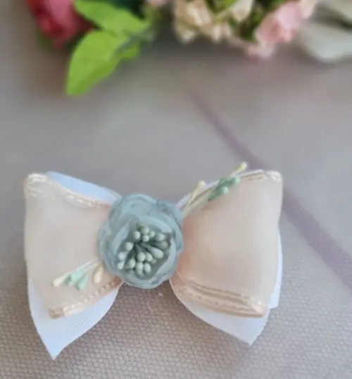 Faixa para Bebê - Laços Luxo Glamour - Natal - Festas
