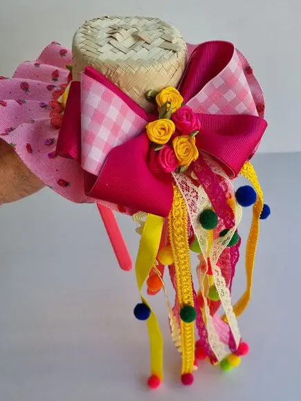 Festa Junina - Chapéu Laço Junino