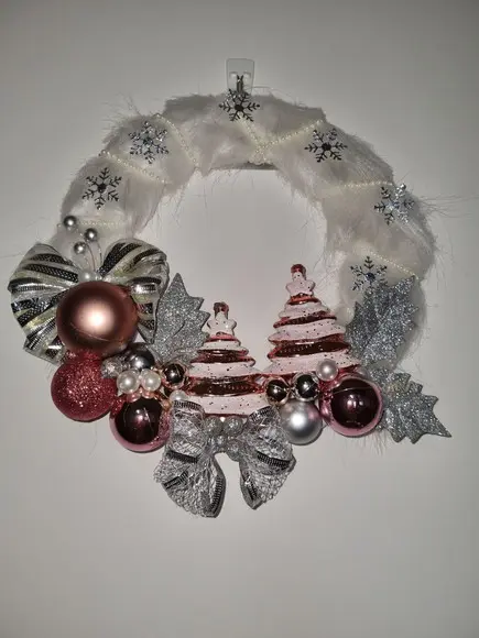 Guirlanda de Natal - Decoração de Porta 26 cm