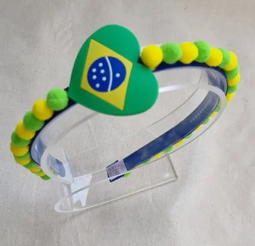Kit - Copa 2022 - Kit 1 Tiara e 1 Pulseira - Copa do Mundo