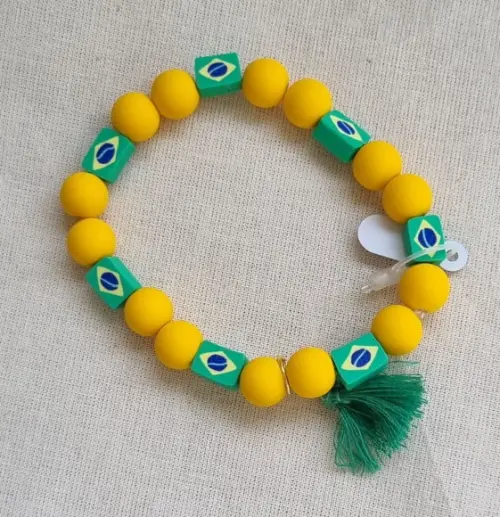 Kit - Copa 2022 - Kit 1 Tiara e 1 Pulseira - Copa do Mundo