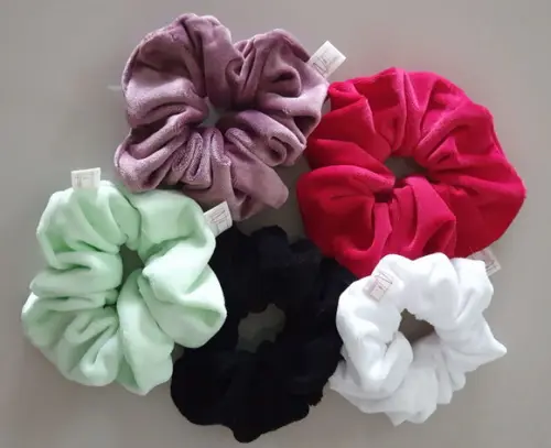 Kit 3 Scrunchie - Veludo