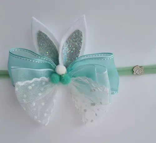 Páscoa-faixa para Bebê - Laços Luxo Glamour - Natal - Festas