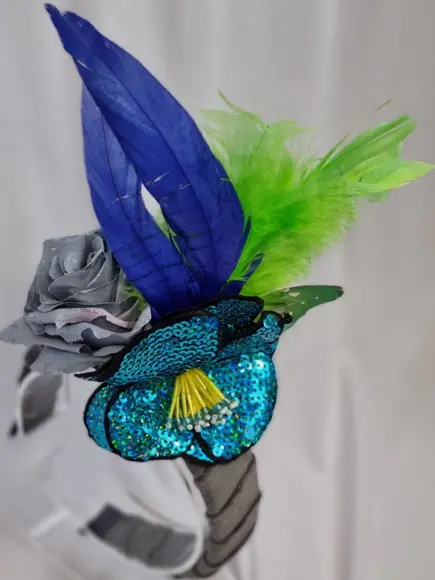 Tiaras para o Carnaval - Arranjo e Plumas