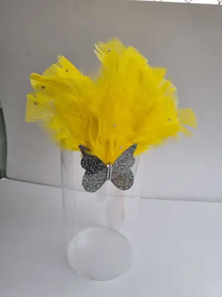 Tiaras/ Bico de Pato para o Carnaval - Arranjo e Plumas