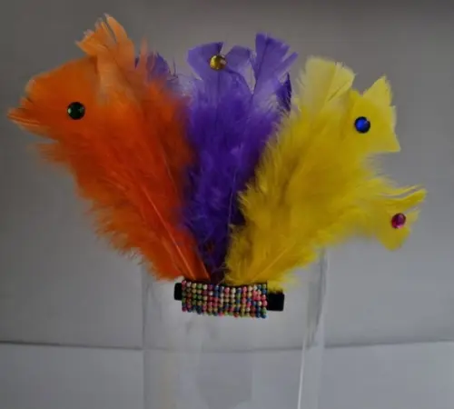 Tiaras/ Bico de Pato para o Carnaval - Flores e Plumas