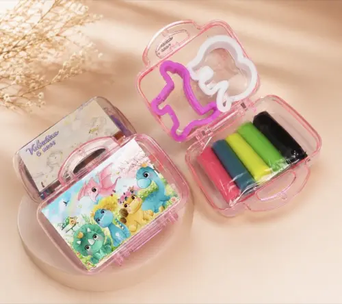 Mini maletinha com massinha personalizada heróis