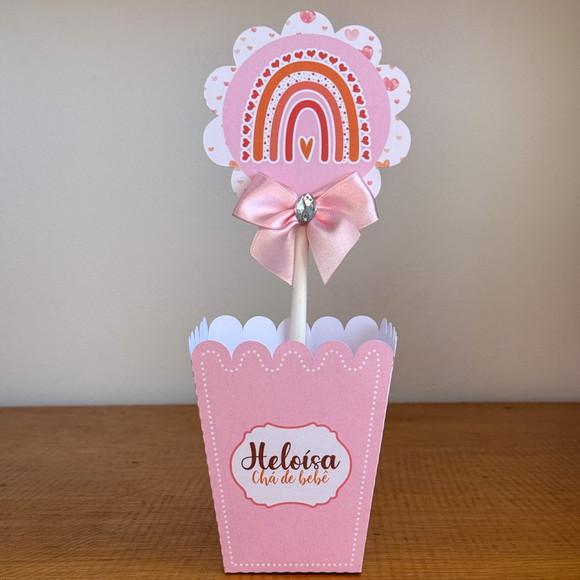 12 Centro de Mesa Cachepot Arco - Irís Boho