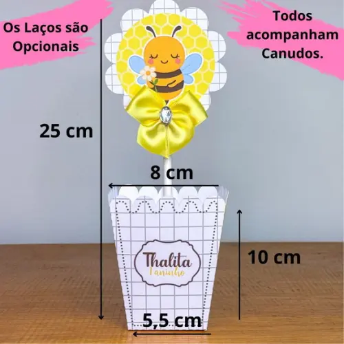 Centro de Mesa Cachepot Abelhinha