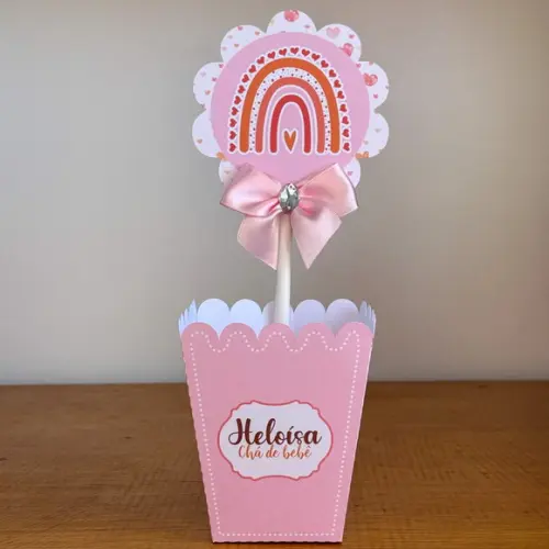 12 Centro de Mesa Cachepot Arco - Irís Boho