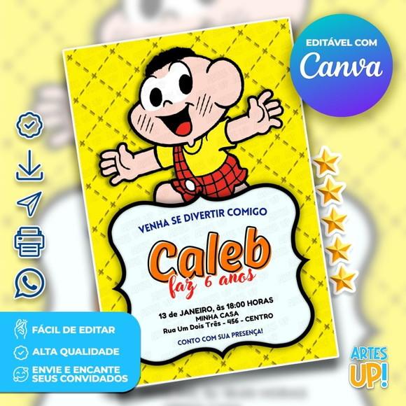 Convite de Aniversário Cascão