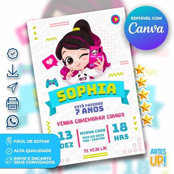 Convite de Aniversário Luluca