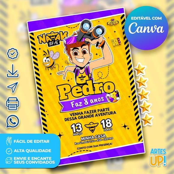 Convite de Aniversário Natan Por Aí