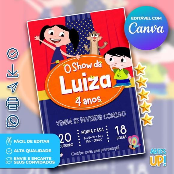 Convite de Aniversário Show da Luna