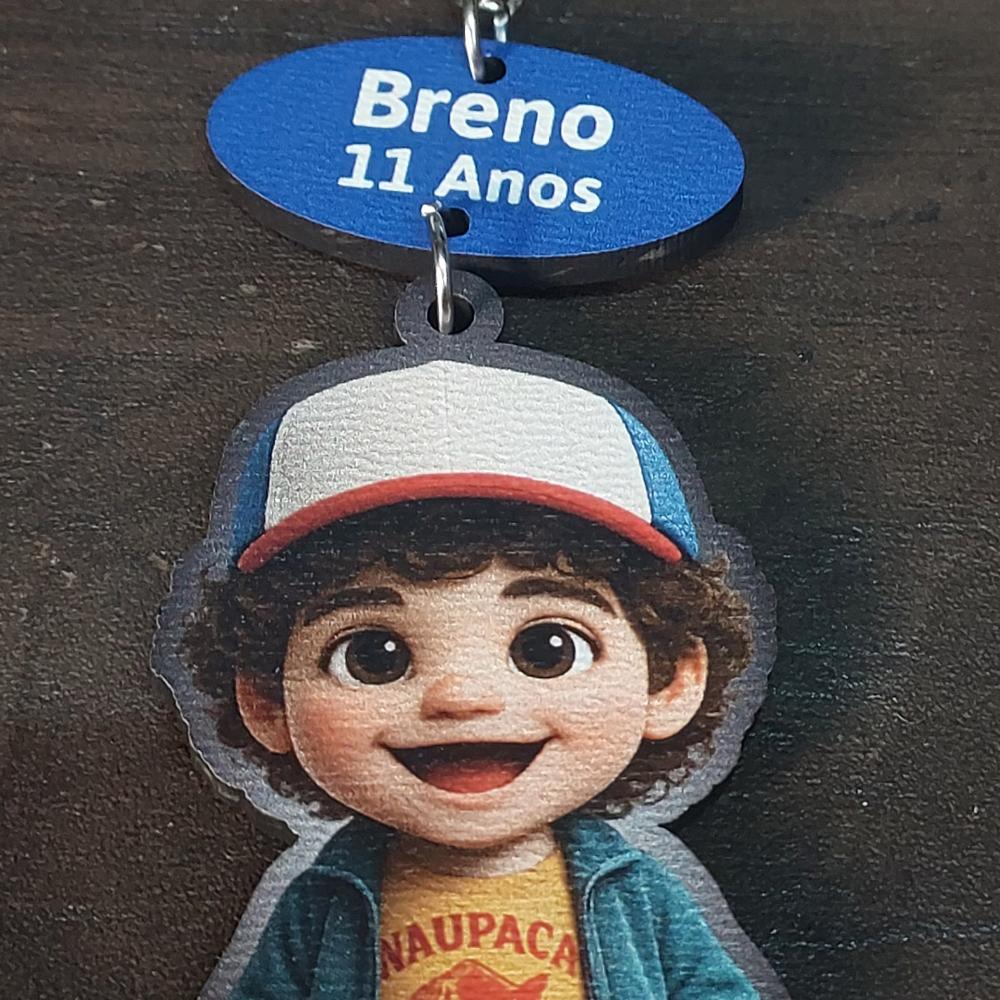 15 Chaveiros Personalizados Estilo Stranger Things