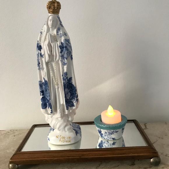 Kit Nossa Senhora de Fátima e Porta Vela
