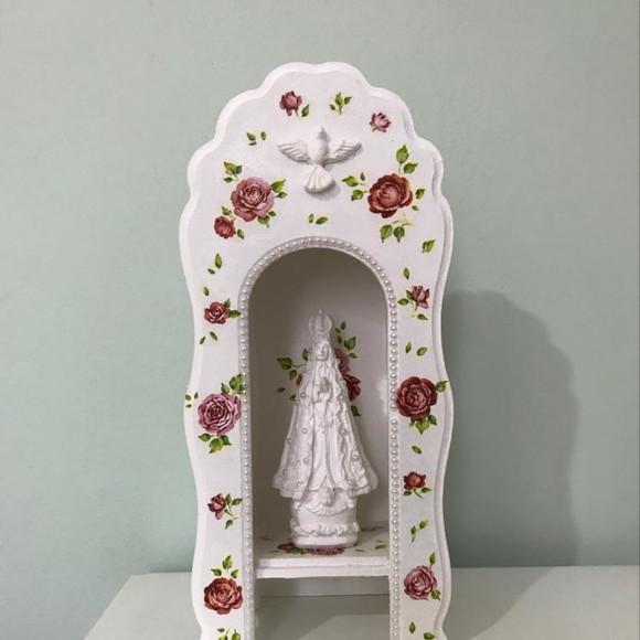 Oratório com Nossa Senhora Aparecida