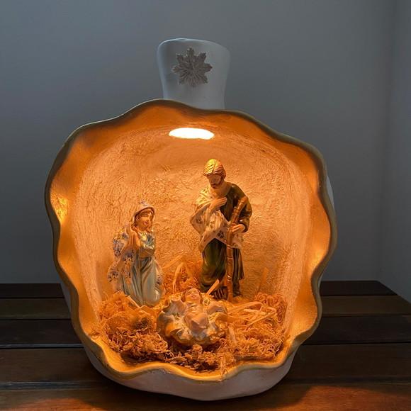 Presépio com Iluminação Bivolt