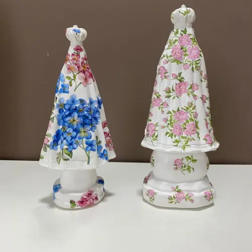 Kit com 2 Imagens de Nossa Senhora Aparecida