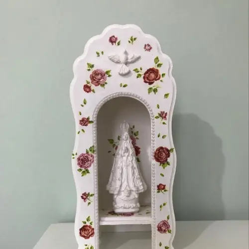 Oratório com Nossa Senhora Aparecida