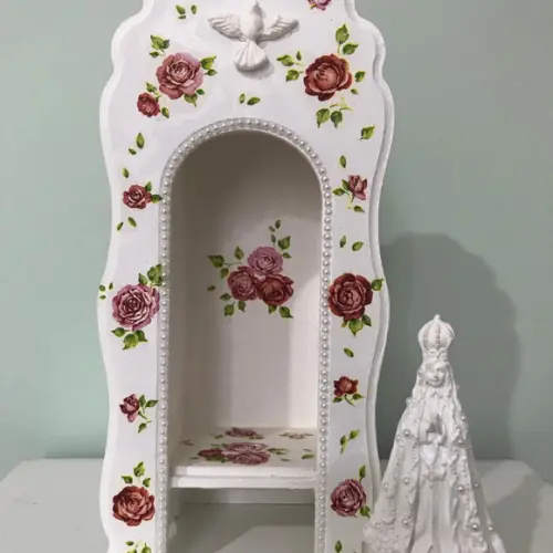 Oratório com Nossa Senhora Aparecida