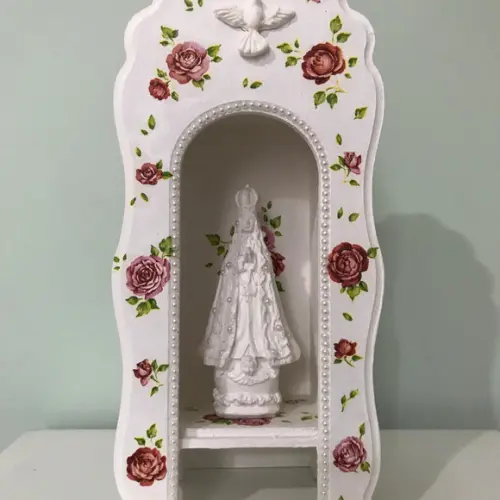 Oratório com Nossa Senhora Aparecida