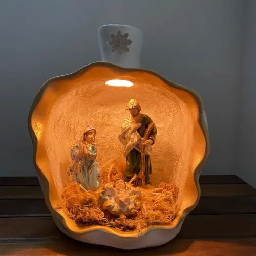 Presépio com Iluminação Bivolt