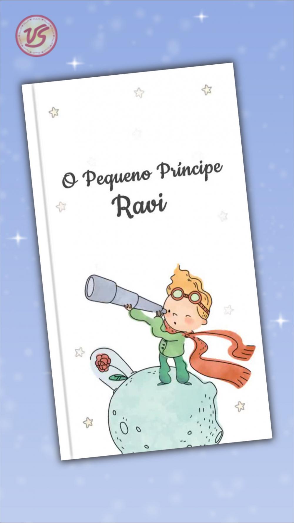 Convite Animado Pequeno Príncipe Livro - Plus