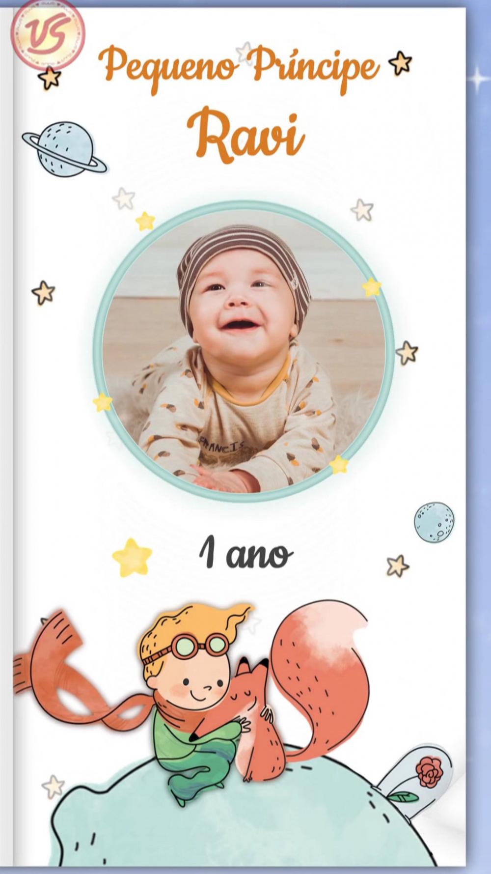 Convite Animado Pequeno Príncipe Livro - Plus