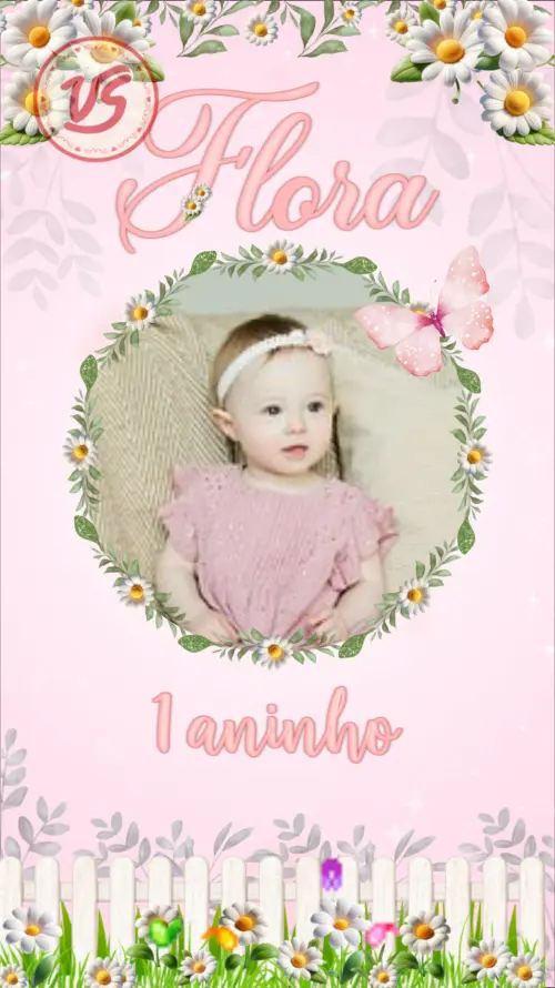 Convite Animado Jardim das Margaridas