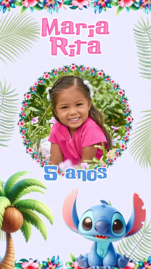 Convite Animado Stitch