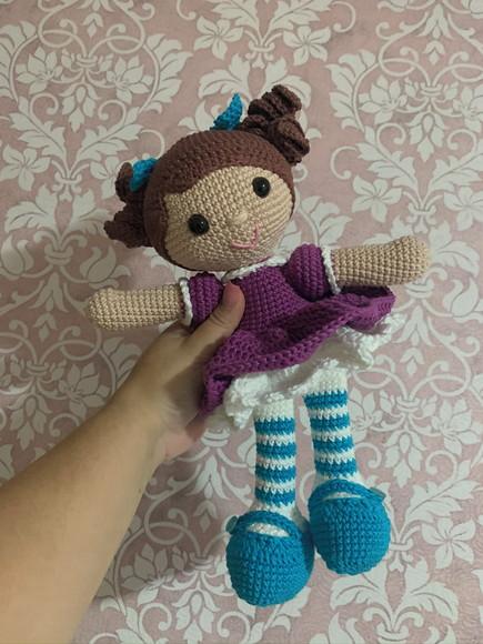 Boneca Maria Amigurumi