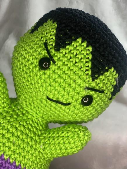 Boneco Hulk Amigurumi